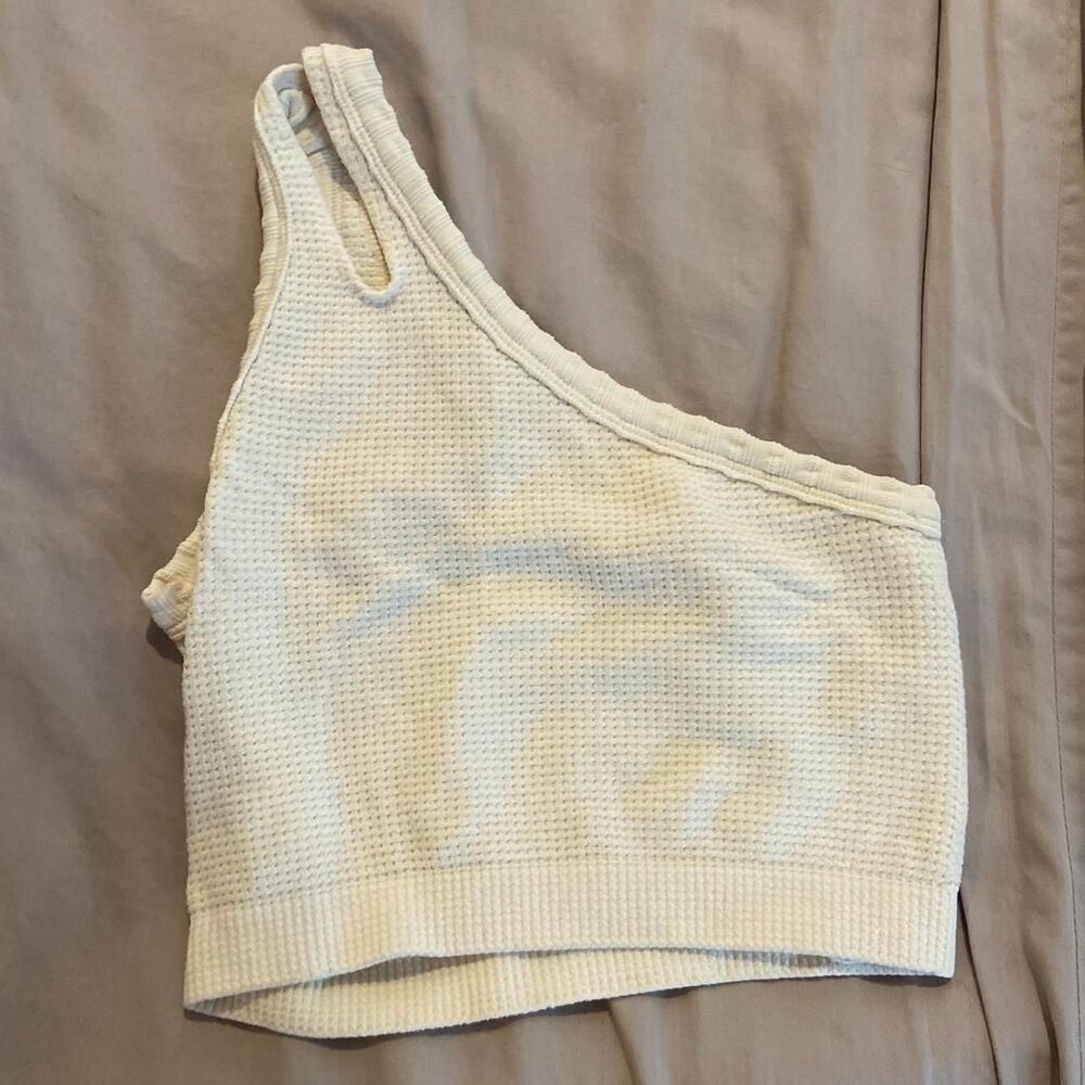 Urban-outfitters Women's Cream Crop-top - Picture 3 of 4